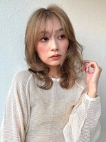 カバーヘア ブリス 志木南口駅前店(COVER HAIR bliss)&nbsp;ミルクティーブロンド/デジタルパーマ/ダブルカラー外国人p志木