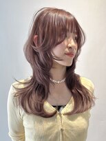ユニ(uni)&nbsp;レイヤーカット.ラベンダーピンク