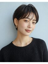 ユニット 蕨西口店(UNIT)&nbsp;ショートボブ髪型20代30代40代50代前髪あり前髪なし面長丸顔越谷