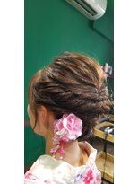 アルムヘアー(alm hair) ヘアセット、浴衣着付け