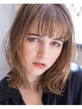 シエナ 渋谷(Siena) siena フレンチミルクティーxくびれボブ