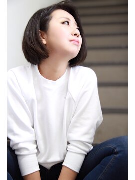 マティーナ ヘアー 池袋(Matina hair) 【カッコ可愛い☆ダークグレージュボブ】　Matinahair