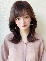 アフロート エル 錦糸町(AFLOAT L) 大人可愛い/透け感/前髪/小顔/くびれミディ/ラベンダーカラー