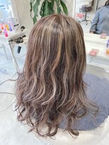 エフエフヘアー(ff hair)&nbsp;back style☆白髪ぼかしハイライトカラーvol.671