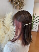 スタジオフィット(STUDIO FITTO)&nbsp;・ナチュラルベージュ×ラベンダーイヤリングカラー・