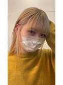 ベースが命!theブリーチカラー!White beige