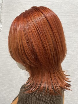 アムール(Amour) マッシュウルフ♪【インナーカラー/イヤリングカラー/八王子】