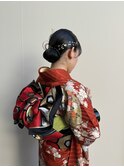 【山嵜 栞】成人式"振袖"