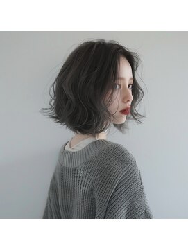 ヘア ケア オディール(Hair Care Odile) 【ショートボブ】ゆるふわカールスタイル
