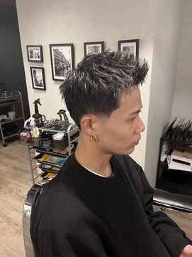 ワンワンオー バーバーショップ 長浜店(@110 BARBER SHOP) スパイキーテーパー