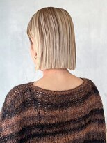 アルバム 池袋(ALBUM)&nbsp;美髪レイヤーロングニュアンスカラーカーキベージュ_ba502861