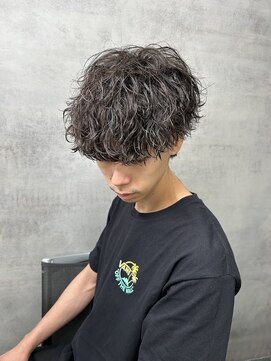 ネクスト 静岡店(NEXT) MEN'S HAIR カルマパーマ ダークアッシュ ニュアンスパーマ