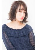 前下がりボブ・ 内巻きワンカール・ ボブショート・暗髪