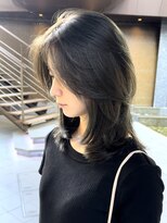シティ(CITY) かきあげ前髪 センターパート 表参道