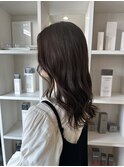 アッシュブラウン/顔周りレイヤー