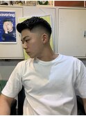べリーショートダークアッシュニュアンスパーマ韓国マッシュ