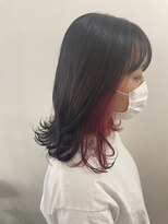 ヘアーアンドメイクアップモパ&nbsp;イヤリングカラーピンク