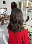 ナチュラルブラウンカラー/イルミナカラー/赤み消しカラー/30代