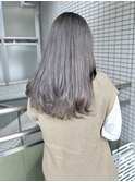 【loje】シルバーグレージュ/美髪イメチェンハイトーンカラー
