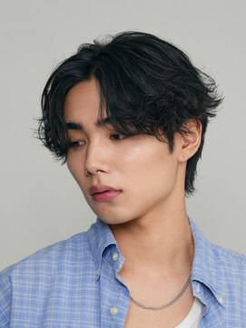 フィフス 仙台(fifth) 仙台ニュアンスパーマセンターパートフェザーパーマ緩め毛流れ◇