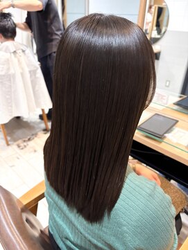 プラグ バイ ネオリーブ(plug by neolive) チェリーブラウン×髪質改善[髪質改善/縮毛矯正/韓国]A