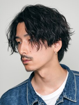 フィフスパーク(fifth PARK) 強めのカールで作るセンターパート×ツイストスパイラルパーマ