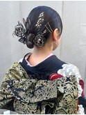 成人式アップ/結婚式アレンジ/お呼ばれヘア