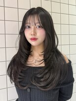 ルームバイシー 新宿(Loom. by Sea)&nbsp;□伸ばしかけヘア×ブリーチなしカラー ［髪質改善］