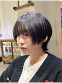 ショートウルフ/レイヤーウルフカット/顔まわりレイヤーカット