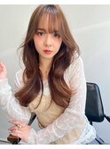 【ROJITHA原宿表参道】レイヤーセミロング×ラフベージュ