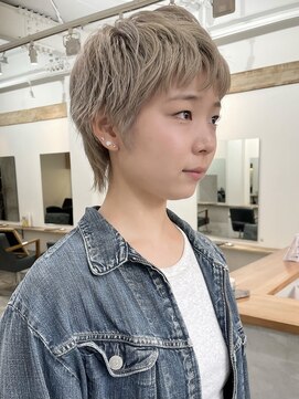 ソイ コンク 下北沢(soi conc) マレットヘア/ショートウルフ/ベージュ_下北沢
