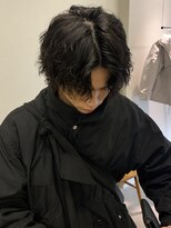 メンズ ニール 名古屋 伏見 丸の内(men's NEELU)&nbsp;【NEELU_yuna】無造作パーマ×センターパート