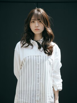 エス ヘア サロン(S. HAIR SALON) ミントグレージュセミロングレイヤー
