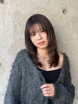 パール(PEAR+L) layer × brown color 【田中智那美】