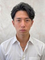 ボイスヘア(voice hair)&nbsp;カット+フェザーパーマ+眉毛メンテ付き◎好感度抜群スタイル
