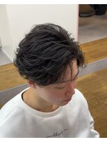 シルク 大宮(SilQ)&nbsp;フェザーパーマ/メンズ/men's/メンズサロン/眉毛