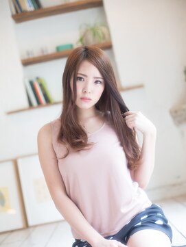 美容室ソラ 小岩店(sora) ゆるストレートベージュロング【小岩】