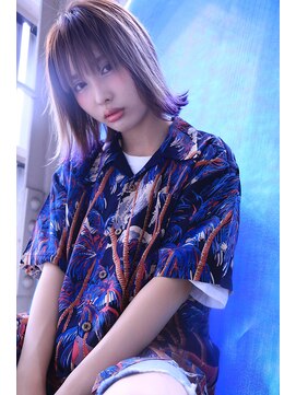 ヘアサロンエム 川越(HAIR SALON M) サマーワイドバングボブ