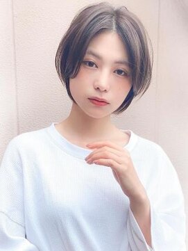 アグ ヘアー エクラ 津志田店(Agu hair eclat) 《Agu hair》柔らか☆頬バングショート