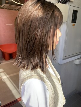 ローレンジウ(LOREN JU) 名駅/名古屋駅/学割U24/レイヤーカット/オージュア/ダブルカラー