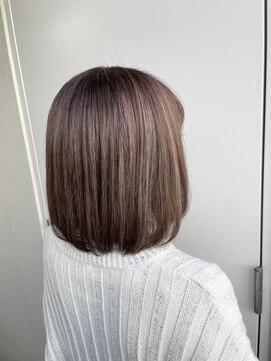 アルクバイネオリーブ 荻窪店(arc by neolive) 丸みボブ×ラベンダーベージュハイライト♪