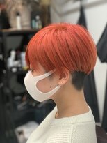 メル(Mel)&nbsp;☆Mel発☆ビタミンオレンジ☆センターショート☆刈り上げ女子☆