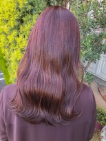 セットアップ 岡山北長瀬店(SET-UP)&nbsp;ピンクカラー ブリーチ無し トリートメント ピンクブラウン