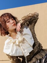 シロ 船橋(白silo) バームを揉みこんだボブパーマ/顔周りレイヤーをいれたボブ/