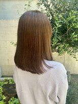 ココカラヘアー ニコ(cococara hair nico)&nbsp;ミディアムボブ/ナチュラルストレート/前髪あり/10代/20代