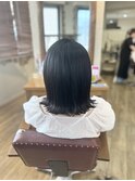ダークトーン×肩上外はねボブ!!