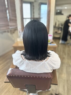 ヘア カンパニー トワ 千葉店(TOWA) ダークトーン×肩上外はねボブ!!
