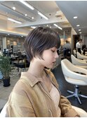 つやさらっとマッシュショート