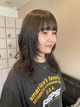 シン カフネ(Shin Kafune) レイヤーカット/フェイスレイヤー/ぱっつん前髪