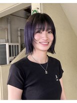 ローレン(LOREN)&nbsp;デザインカラー/レイヤーカット/ウェットヘア/オリーブベージュ